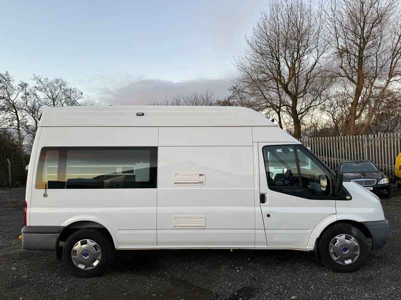 FORD TRANSIT 4x4 AWD. 2.2 TDCi LWB High Roof Welfare Mess Van. Ideal Camper Conversion.  2013