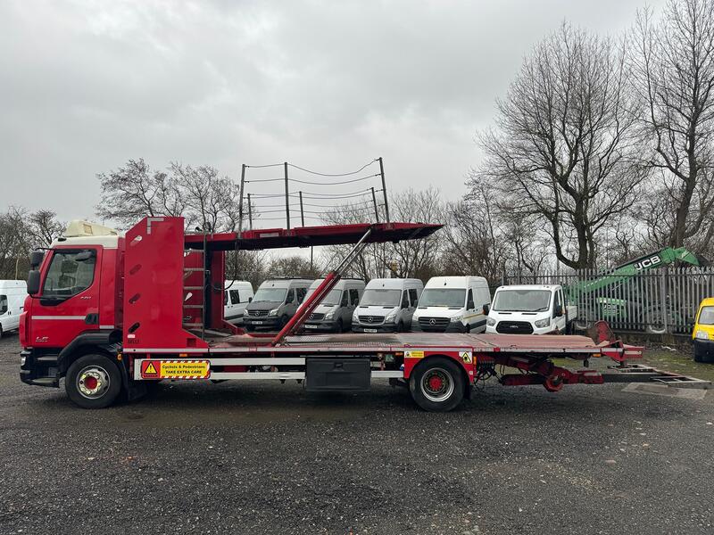 DAF LF 220 + Belle 4 Car Transporter. Spec and winch EURO 6. 2014