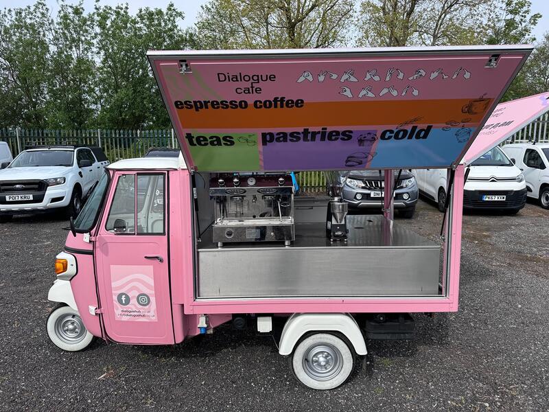 PIAGGIO APE Tuk Tuk. Coffee Van. 400 Classic. Food Truck. Mobile Business. 2018