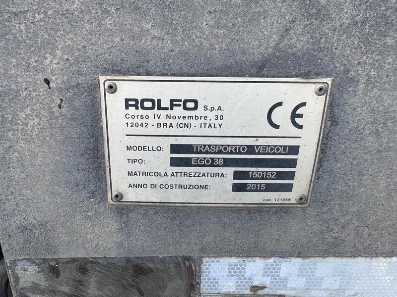 VOLVO FM  Rolfo Ego. 11 Car Transporter. Euro 6.  2015