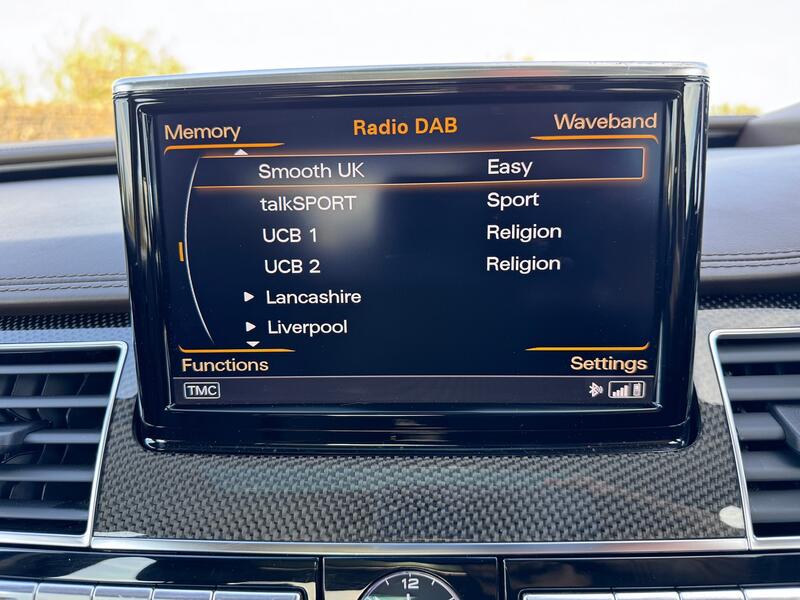 AUDI A8 6.3 W12. LWB Quattro Supersaloon. Head up. Radar Cruise. Night Vision. Massage Seats. 500BHP 2015