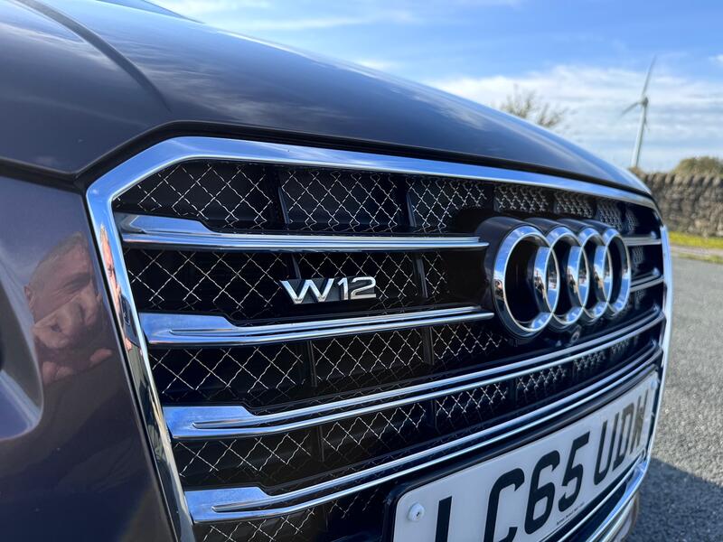 AUDI A8 6.3 W12. LWB Quattro Supersaloon. Head up. Radar Cruise. Night Vision. Massage Seats. 500BHP 2015