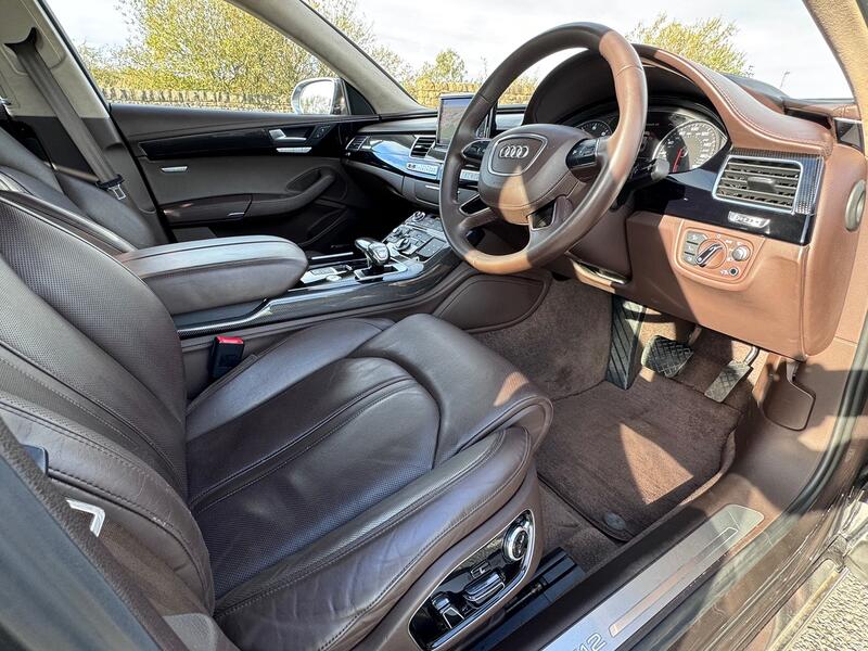AUDI A8 6.3 W12. LWB Quattro Supersaloon. Head up. Radar Cruise. Night Vision. Massage Seats. 500BHP 2015