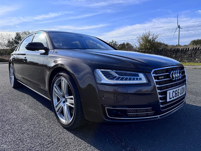 AUDI A8 6.3 W12. LWB Quattro Supersaloon. Head up. Radar Cruise. Night Vision. Massage Seats. 500BHP 2015