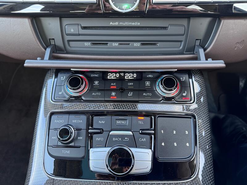 AUDI A8 6.3 W12. LWB Quattro Supersaloon. Head up. Radar Cruise. Night Vision. Massage Seats. 500BHP 2015