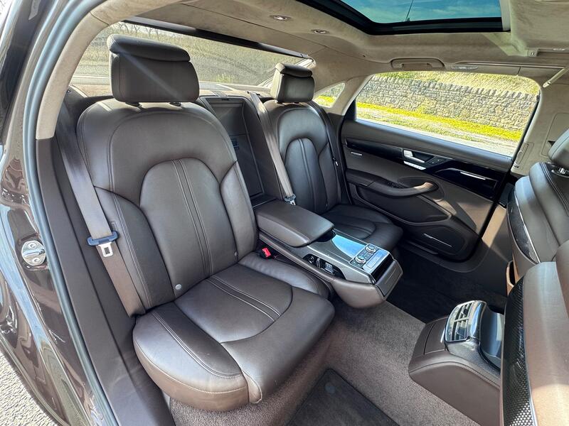 AUDI A8 6.3 W12. LWB Quattro Supersaloon. Head up. Radar Cruise. Night Vision. Massage Seats. 500BHP 2015