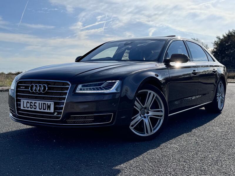 AUDI A8 6.3 W12. LWB Quattro Supersaloon. Head up. Radar Cruise. Night Vision. Massage Seats. 500BHP 2015