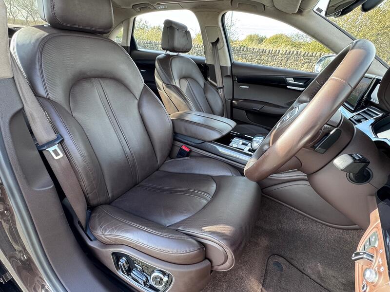AUDI A8 6.3 W12. LWB Quattro Supersaloon. Head up. Radar Cruise. Night Vision. Massage Seats. 500BHP 2015