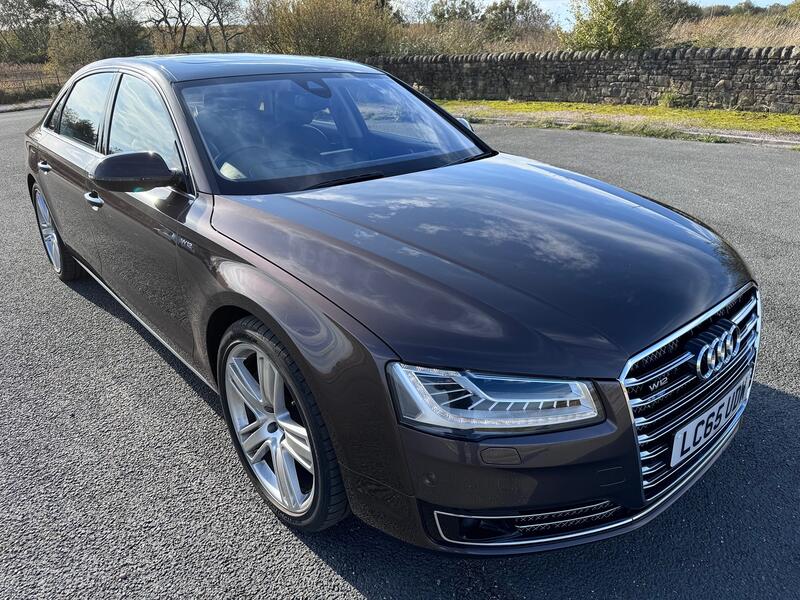 AUDI A8 6.3 W12. LWB Quattro Supersaloon. Head up. Radar Cruise. Night Vision. Massage Seats. 500BHP 2015