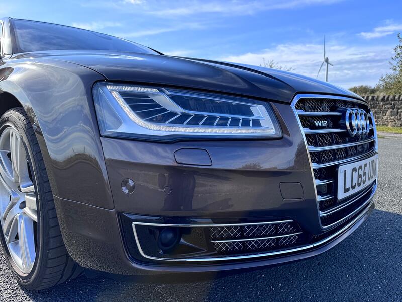AUDI A8 6.3 W12. LWB Quattro Supersaloon. Head up. Radar Cruise. Night Vision. Massage Seats. 500BHP 2015