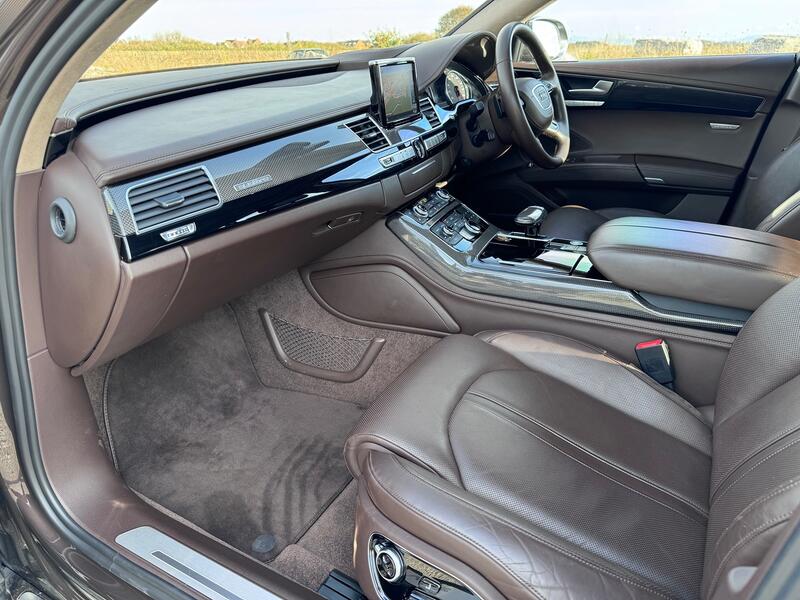 AUDI A8 6.3 W12. LWB Quattro Supersaloon. Head up. Radar Cruise. Night Vision. Massage Seats. 500BHP 2015