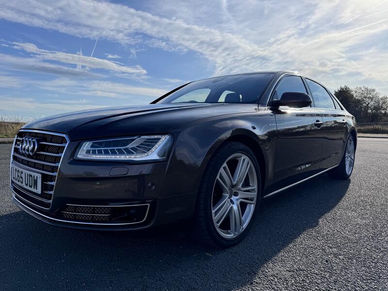AUDI A8 6.3 W12. LWB Quattro Supersaloon. Head up. Radar Cruise. Night Vision. Massage Seats. 500BHP 2015