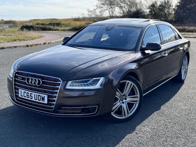 AUDI A8 6.3 W12. LWB Quattro Supersaloon. Head up. Radar Cruise. Night Vision. Massage Seats. 500BHP 2015