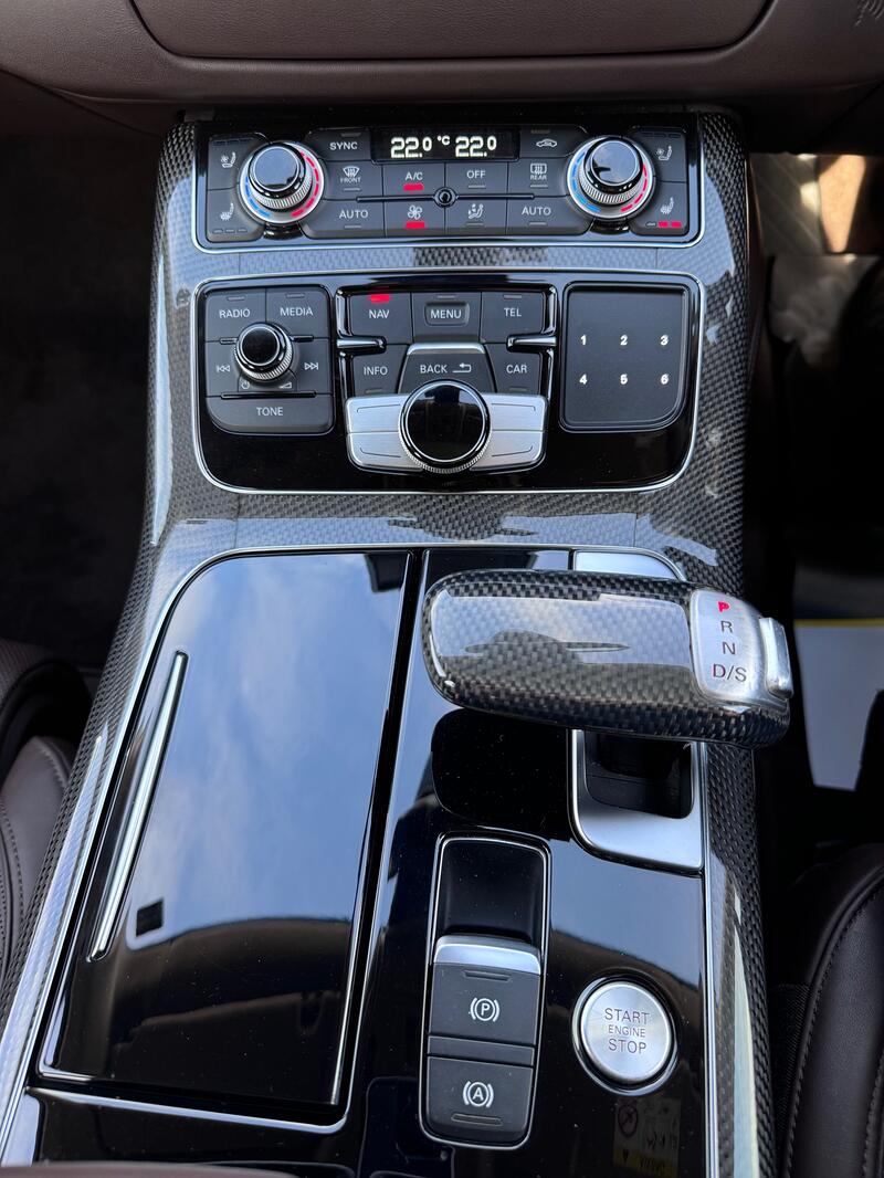 AUDI A8 6.3 W12. LWB Quattro Supersaloon. Head up. Radar Cruise. Night Vision. Massage Seats. 500BHP 2015