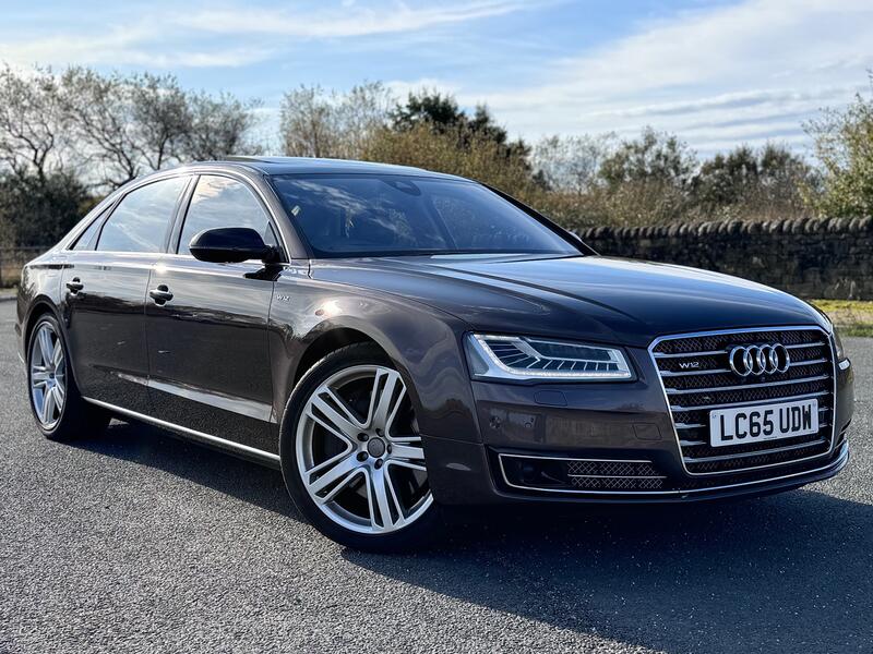 AUDI A8 6.3 W12. LWB Quattro Supersaloon. Head up. Radar Cruise. Night Vision. Massage Seats. 500BHP 2015