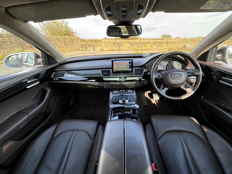 AUDI A8 6.3 W12. LWB Quattro Supersaloon. Head up. Radar Cruise. Night Vision. Massage Seats. 500BHP 2015