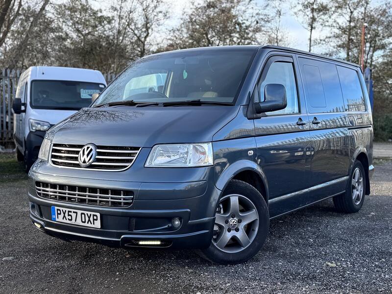 VOLKSWAGEN TRANSPORTER 2.5 TDi Day Van. Campervan. R&R Bed. Electrics. Insulated. 6Speed. 174BHP 2007