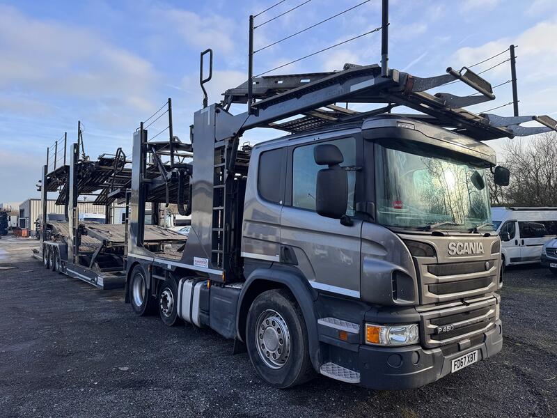 SCANIA P SERIES SOLD SOLD SOLD P450 Transporter Engineering EVO 8 Car Transporter. Euro 6.  2017