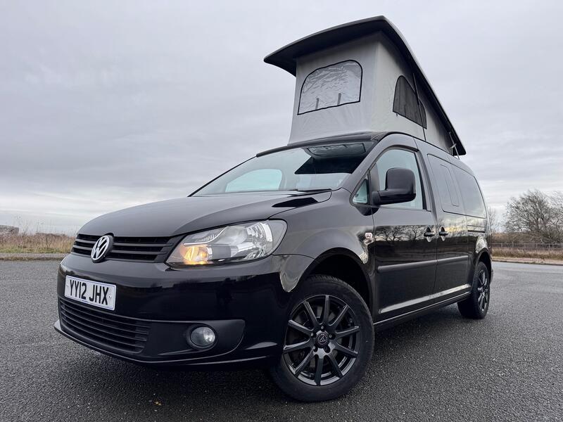 VOLKSWAGEN CADDY MAXI LIFE 1.6 TDI Pop Top. WAV. Kombi. 5 Seat. AC. FSH. Day Van. Campervan.  2012