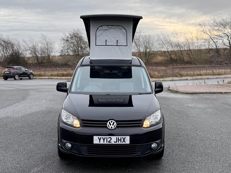 VOLKSWAGEN CADDY MAXI LIFE 1.6 TDI Pop Top. WAV. Kombi. 5 Seat. AC. FSH. Day Van. Campervan.  2012