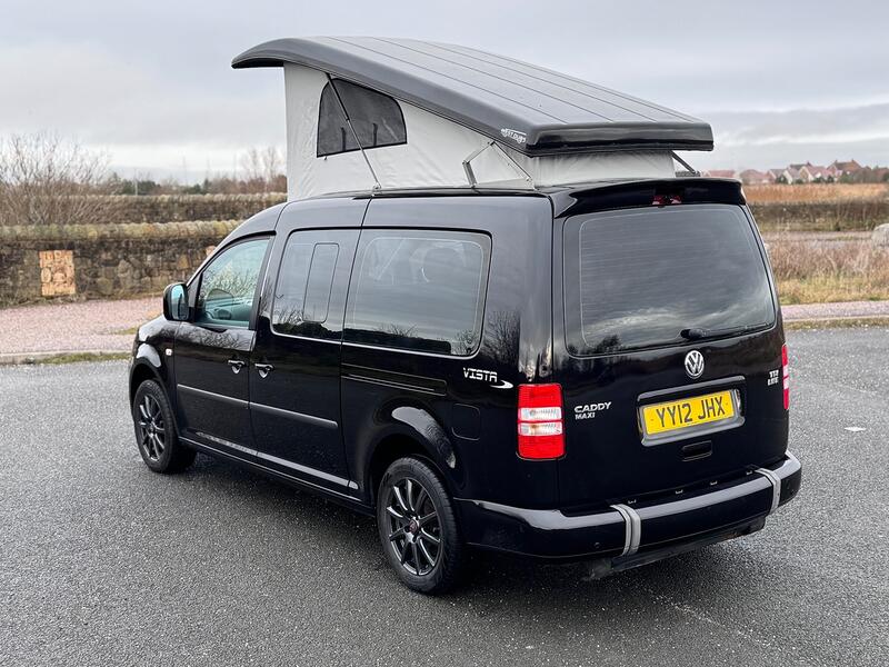 VOLKSWAGEN CADDY MAXI LIFE 1.6 TDI Pop Top. WAV. Kombi. 5 Seat. AC. FSH. Day Van. Campervan.  2012