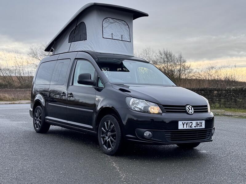 VOLKSWAGEN CADDY MAXI LIFE 1.6 TDI Pop Top. WAV. Kombi. 5 Seat. AC. FSH. Day Van. Campervan.  2012