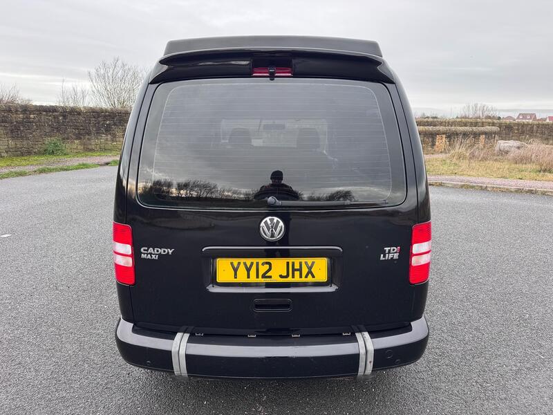 VOLKSWAGEN CADDY MAXI LIFE 1.6 TDI Pop Top. WAV. Kombi. 5 Seat. AC. FSH. Day Van. Campervan.  2012