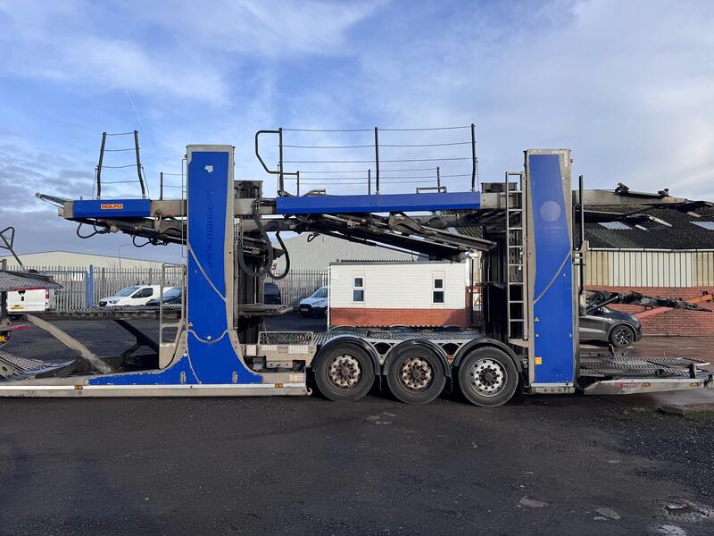 DAF CF 85 440 6x2 E6 + Rolfo EGO 538 Car Transporter Trailer.  2016