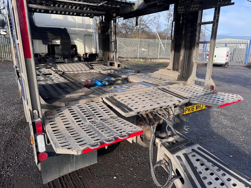 DAF CF 85 440 6x2 E6 + Rolfo EGO 538 Car Transporter Trailer.  2016