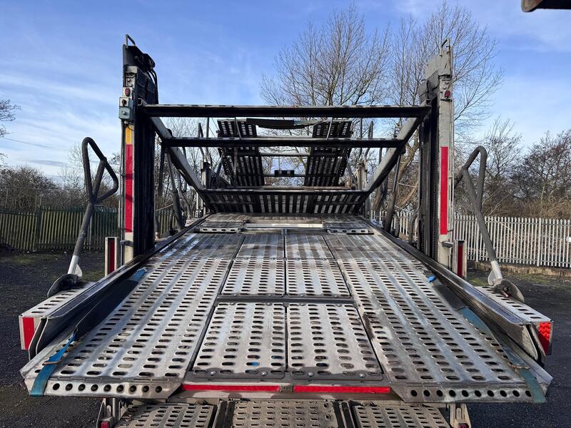 DAF CF 85 440 6x2 E6 + Rolfo EGO 538 Car Transporter Trailer.  2016