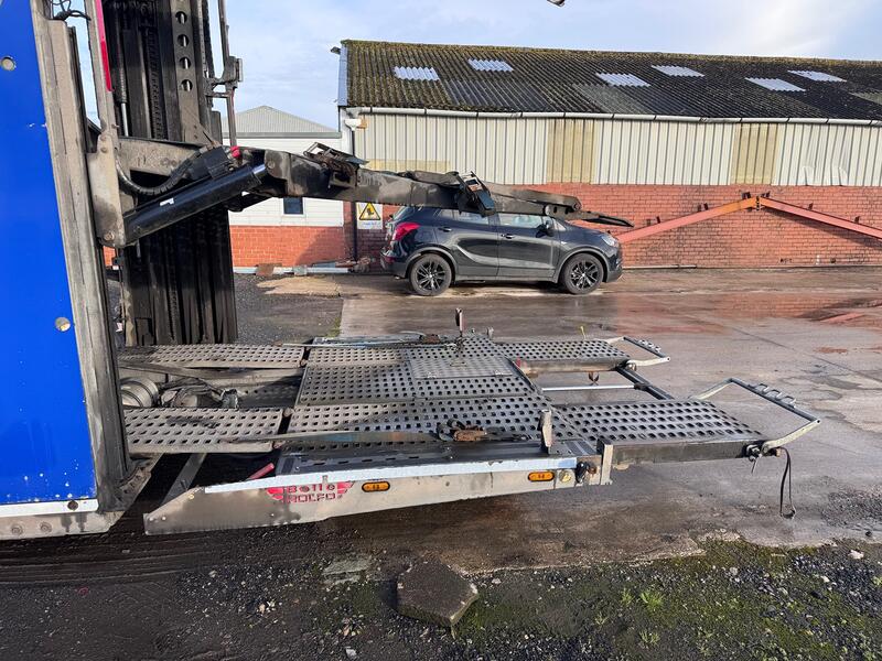 DAF CF 85 440 6x2 E6 + Rolfo EGO 538 Car Transporter Trailer.  2016