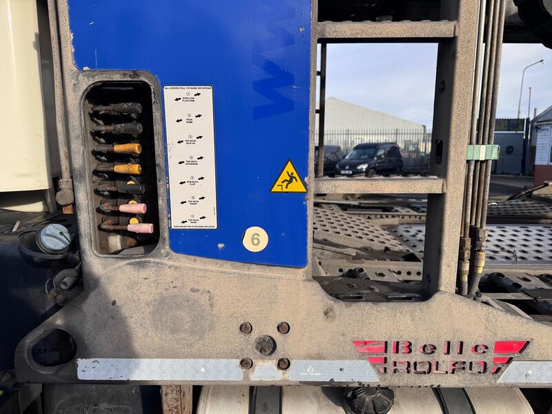 DAF CF 85 440 6x2 E6 + Rolfo EGO 538 Car Transporter Trailer.  2016
