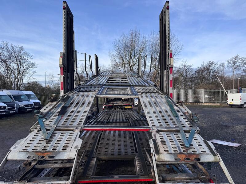 DAF CF 85 440 6x2 E6 + Rolfo EGO 538 Car Transporter Trailer.  2016