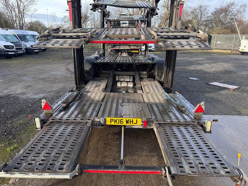 DAF CF 85 440 6x2 E6 + Rolfo EGO 538 Car Transporter Trailer.  2016