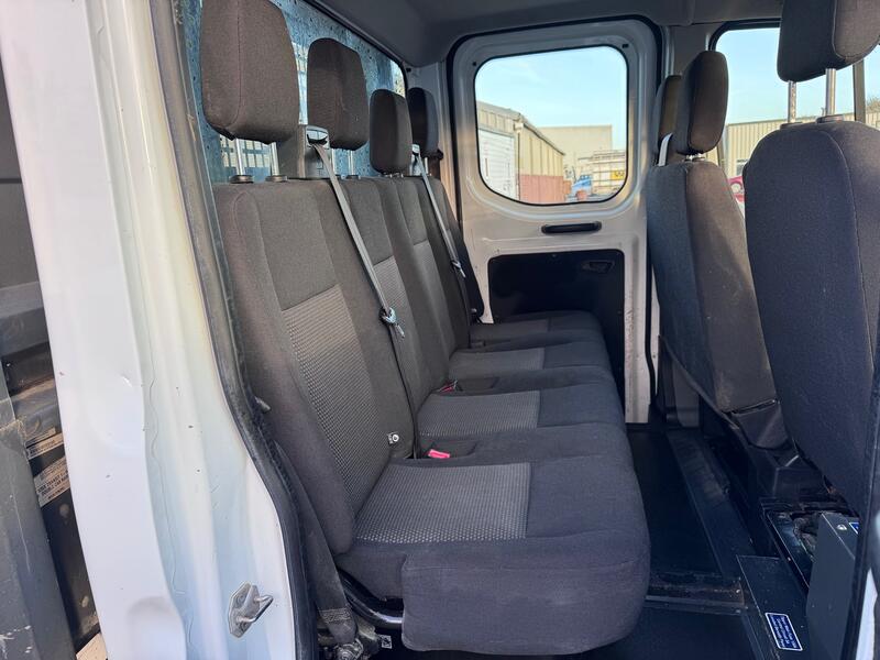 FORD TRANSIT 2.0 350 EcoBlue. Double Cab Tipper. 52k NO VAT  2017