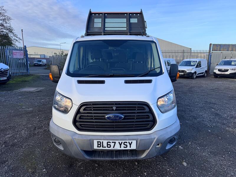 FORD TRANSIT 2.0 350 EcoBlue. Double Cab Tipper. 52k NO VAT  2017