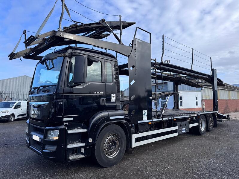 MAN TGS 26.320 6x2. Belle 7 Car Transporter. Spec Lift. Winch. Euro6. 2014