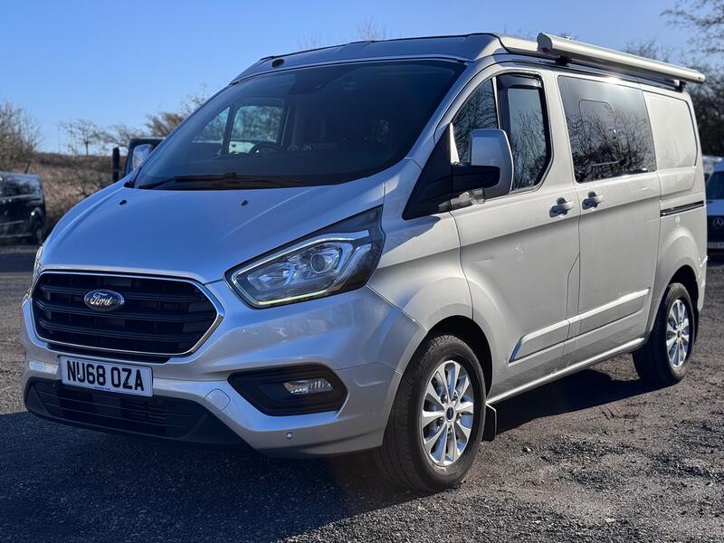 FORD TRANSIT CUSTOM Limited. Pop Top 4 Berth Campervan. Appleplay. Rib Bed. Heated Seats. AC. Diesel Heater ETC 2018