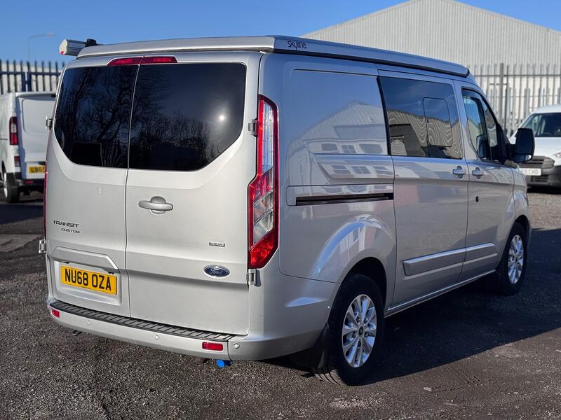 FORD TRANSIT CUSTOM Limited. Pop Top 4 Berth Campervan. Appleplay. Rib Bed. Heated Seats. AC. Diesel Heater ETC 2018
