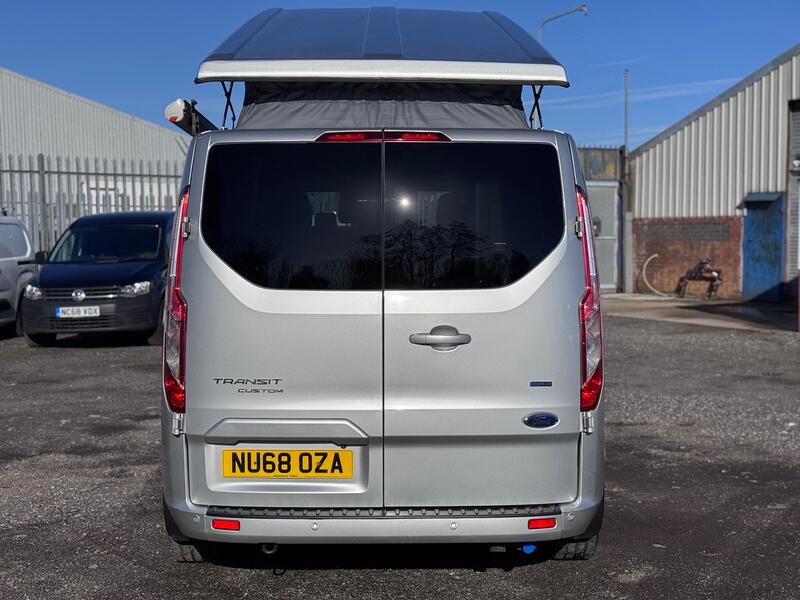 FORD TRANSIT CUSTOM Limited. Pop Top 4 Berth Campervan. Appleplay. Rib Bed. Heated Seats. AC. Diesel Heater ETC 2018