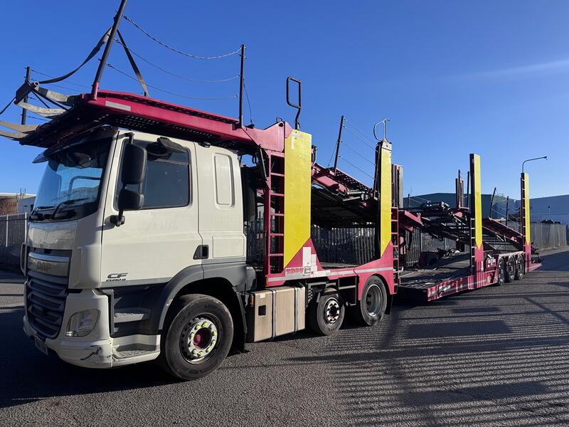 DAF CF 85 440. Euro 6. Transporter Engineering EVO Car Transporter  2014