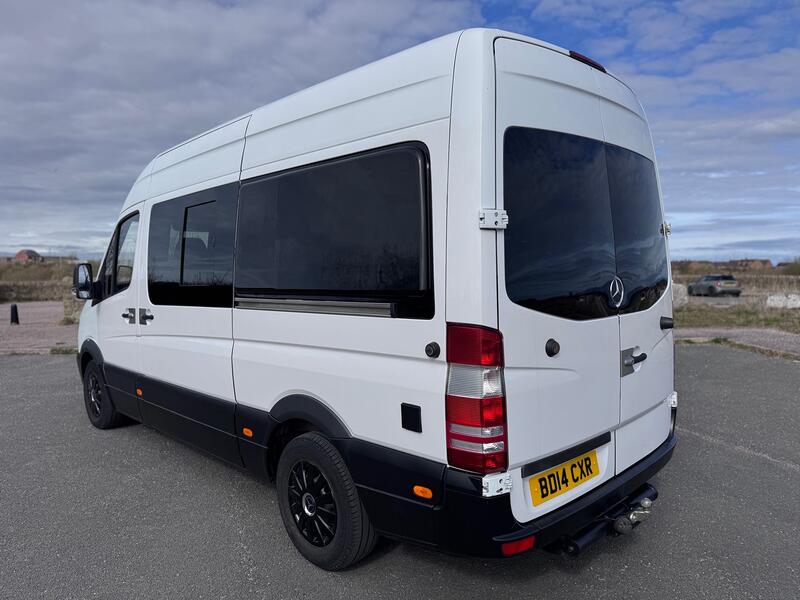 MERCEDES-BENZ SPRINTER 313 CDI MWB Campervan. New Build. Side Pods. Solar. Swivel Seat. Maxifan, Inverter. Mains Hook up.  2014