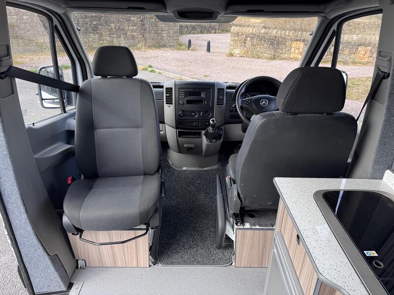 MERCEDES-BENZ SPRINTER 313 CDI MWB Campervan. New Build. Side Pods. Solar. Swivel Seat. Maxifan, Inverter. Mains Hook up.  2014