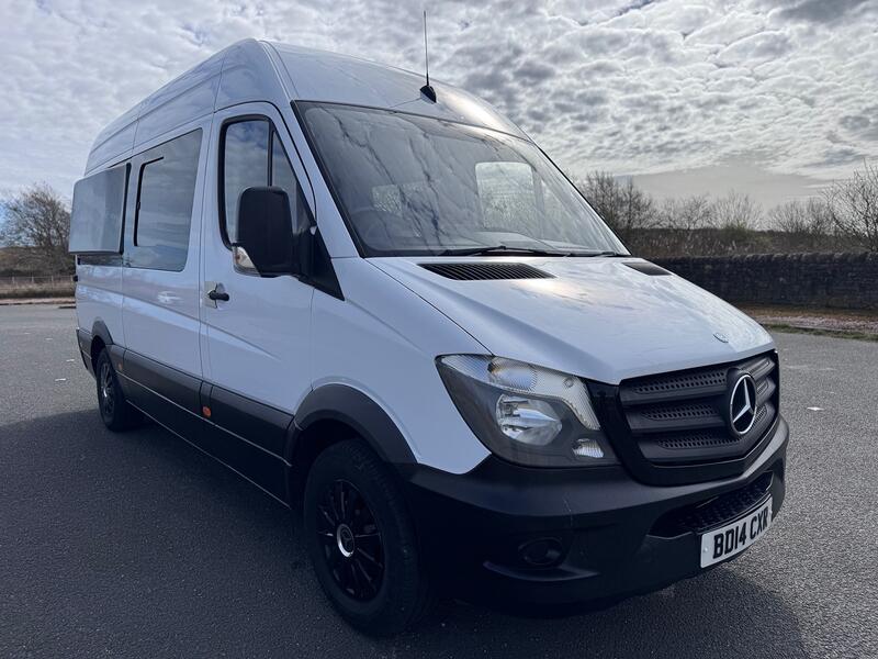 MERCEDES-BENZ SPRINTER 313 CDI MWB Campervan. New Build. Side Pods. Solar. Swivel Seat. Maxifan, Inverter. Mains Hook up.  2014