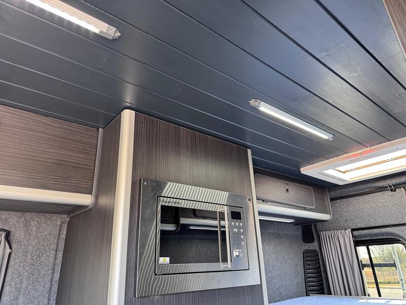 PEUGEOT BOXER 2.2 HDi LWB Campervan. 2 Berth. Solar. Maxifan. 56K. AC. Awning. New Build 2015