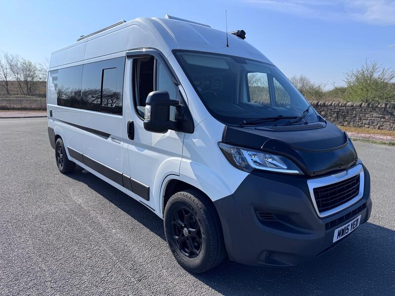 PEUGEOT BOXER 2.2 HDi LWB Campervan. 2 Berth. Solar. Maxifan. 56K. AC. Awning. New Build 2015