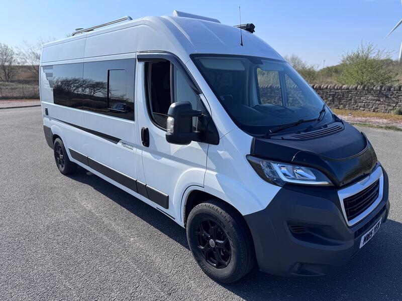 PEUGEOT BOXER 2.2 HDi LWB Campervan. 2 Berth. Solar. Maxifan. 56K. AC. Awning. New Build 2015