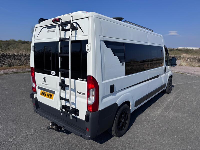 PEUGEOT BOXER 2.2 HDi LWB Campervan. 2 Berth. Solar. Maxifan. 56K. AC. Awning. New Build 2015