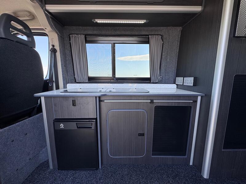 PEUGEOT BOXER 2.2 HDi LWB Campervan. 2 Berth. Solar. Maxifan. 56K. AC. Awning. New Build 2015