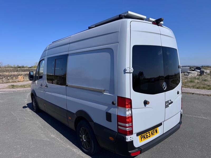 MERCEDES-BENZ SPRINTER MWB Off Grid Campervan. Solar. Heater. Victron. Swivel Seat. Fixed Bed. 2013